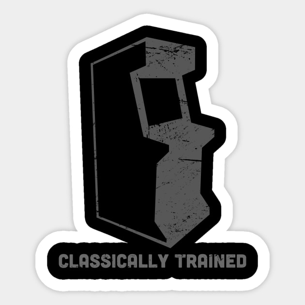 Classically Trained - Retro Arcade Game Sticker by Wizardmode